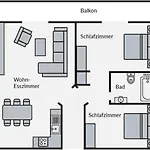Apartmán Inselparadies Sandbank *